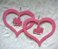 Load image into Gallery viewer, Earrings - Heart and Octopus - Economy Acrylic Variables