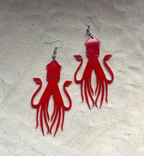 Load image into Gallery viewer, Earrings - Squid - Economy Acrylic Variables