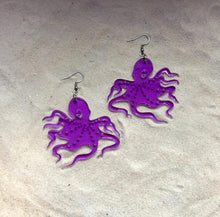 Load image into Gallery viewer, Earrings - Octopus - Economy Acrylic Variables
