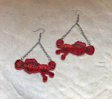 Load image into Gallery viewer, Earrings - Feejee Mermaid - Economy Acrylic Variables with Black Paint