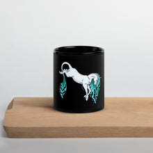 Load image into Gallery viewer, Black Glossy Mug - Water Unicorn