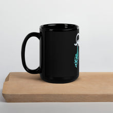 Load image into Gallery viewer, Black Glossy Mug - Water Unicorn