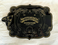 Load image into Gallery viewer, Witch Supplies - Water Spirit Communication Board - Black Acrylic with Gold Paint