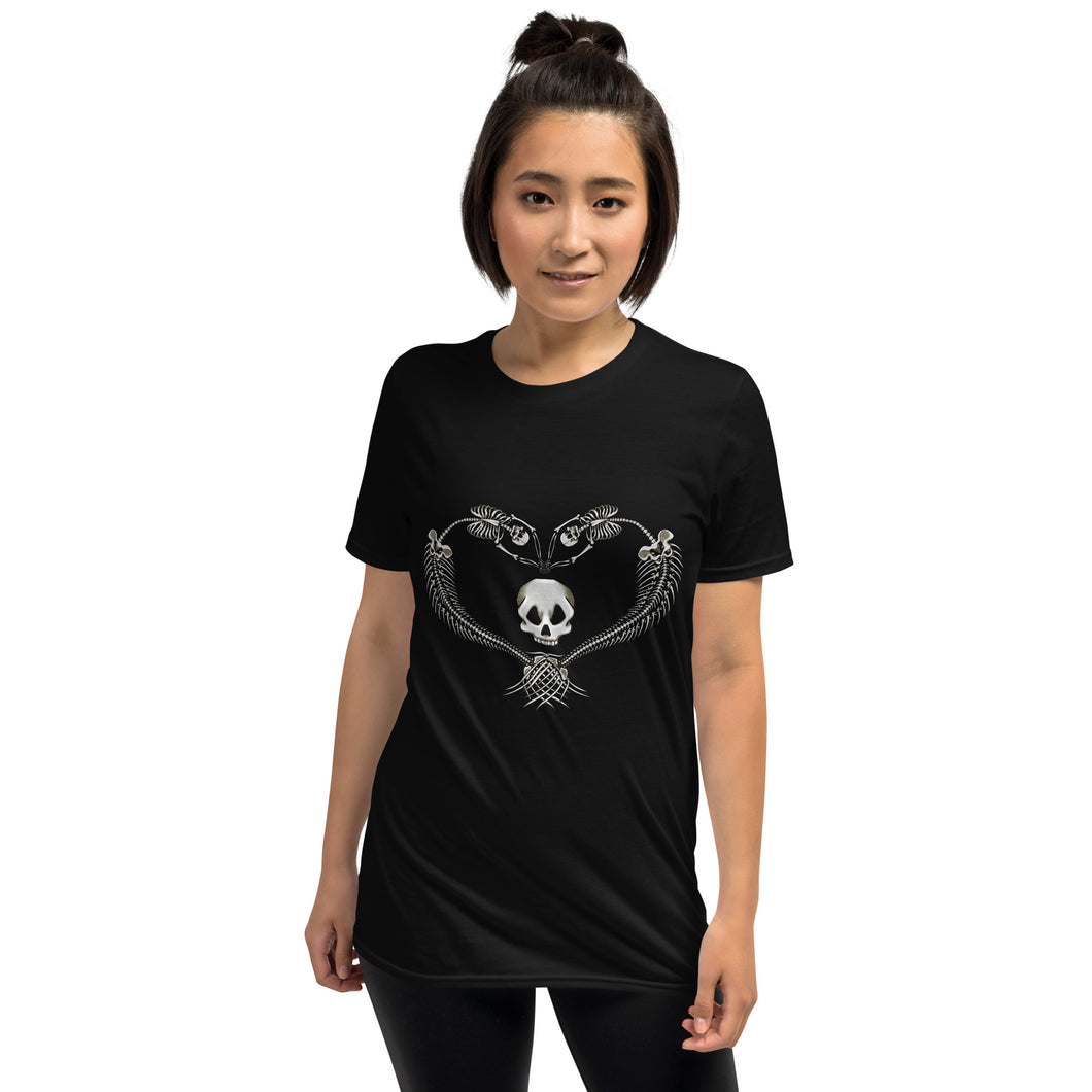 Apparel - Skeleton Heart Unisex T Shirt