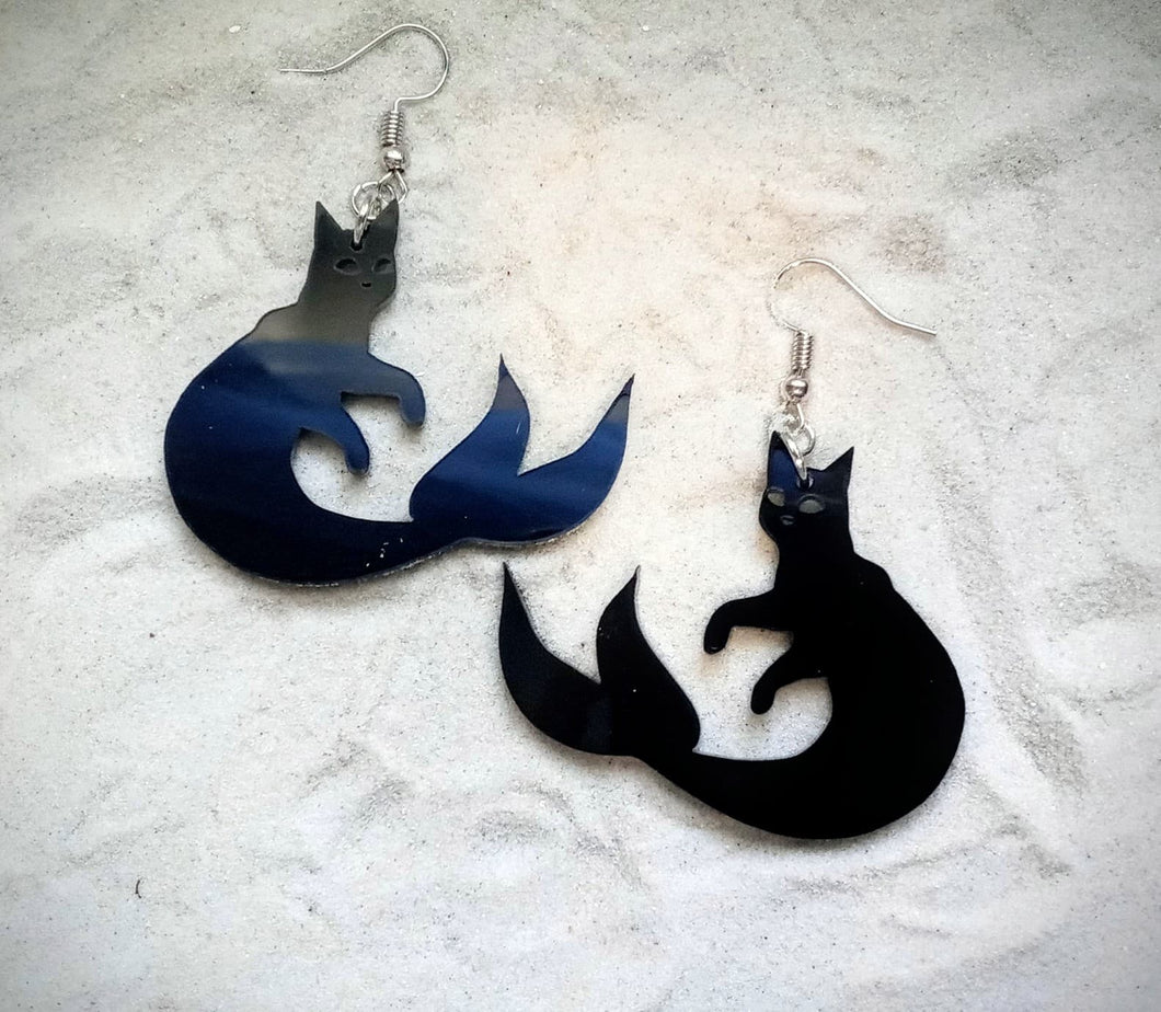 Earrings - Purrmaid - Economy Acrylic Variables