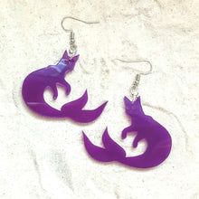 Load image into Gallery viewer, Earrings - Purrmaid - Economy Acrylic Variables
