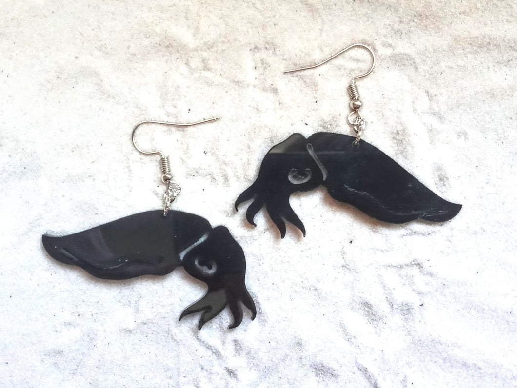 Earrings - Cuttlefish - Economy Acrylic Variables