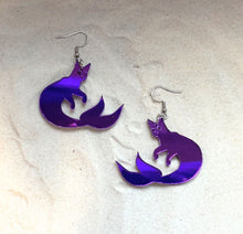 Load image into Gallery viewer, Earrings - Purrmaid - Premium Acrylic Variables
