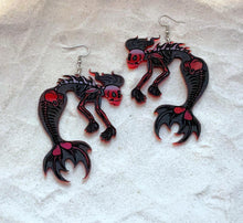 Load image into Gallery viewer, Earrings - Skelemer - Economy Acrylic Variables with Black Paint
