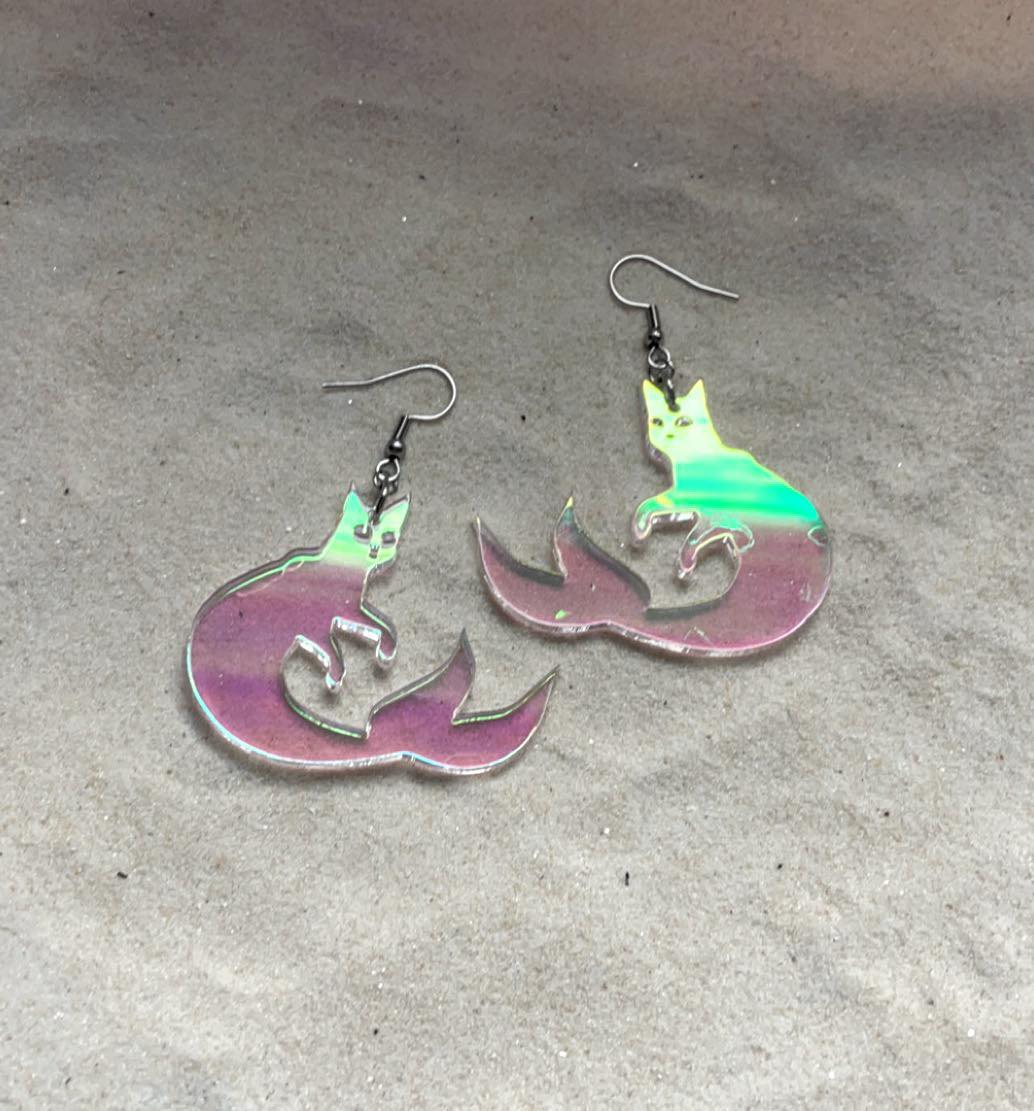 Earrings - Purrmaid - Premium Acrylic Variables