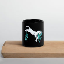 Load image into Gallery viewer, Black Glossy Mug - Water Unicorn
