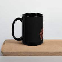 Load image into Gallery viewer, Black Glossy Mug - Skullmit Crab
