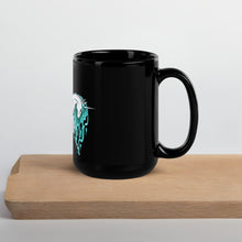 Load image into Gallery viewer, Black Glossy Mug - Water Unicorn
