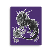 Load image into Gallery viewer, Wall Art - Kelpie Kirin on Purple Background
